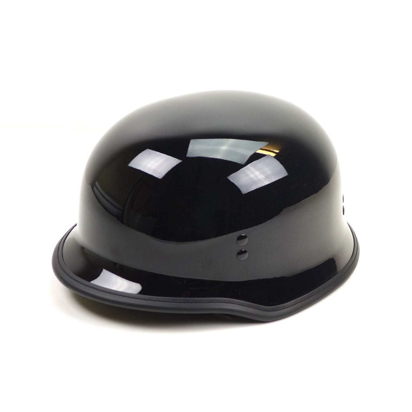Highway 21 9mm German Beanie Helmet - Gloss Black - 5X-Large OPEN BOX [MPN: 77-10005X]_1778564
