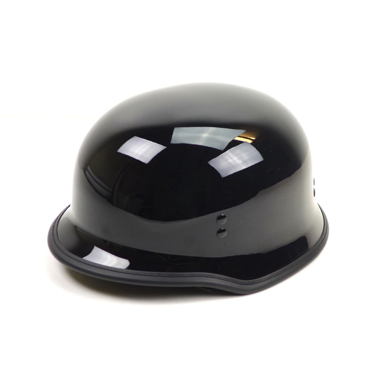 Highway 21 9mm German Beanie Helmet - Gloss Black - 5X-Large OPEN BOX [MPN: 77-10005X]_1778564