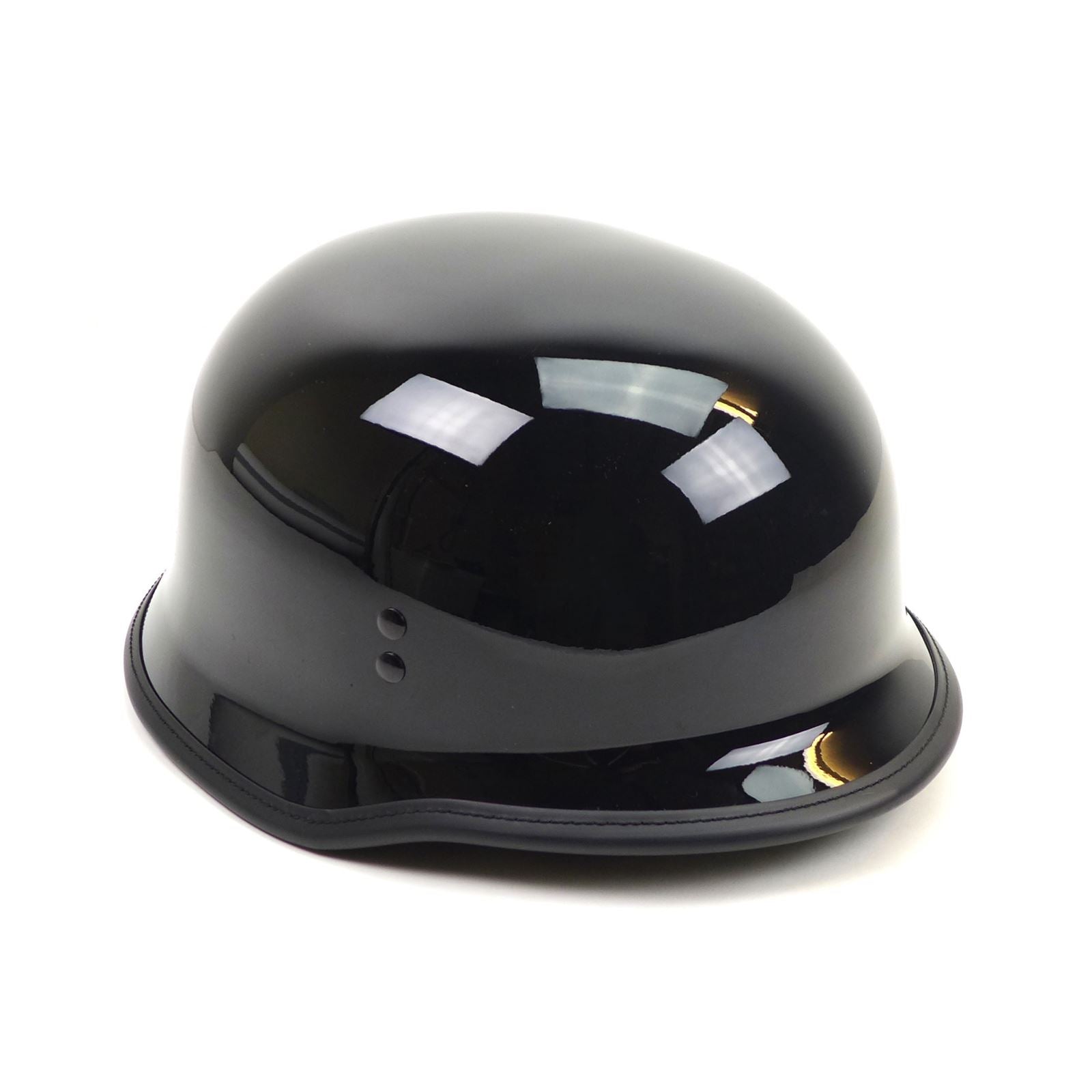 Highway 21 9mm German Beanie Helmet - Gloss Black - 5X-Large OPEN BOX [MPN: 77-10005X]_1778565