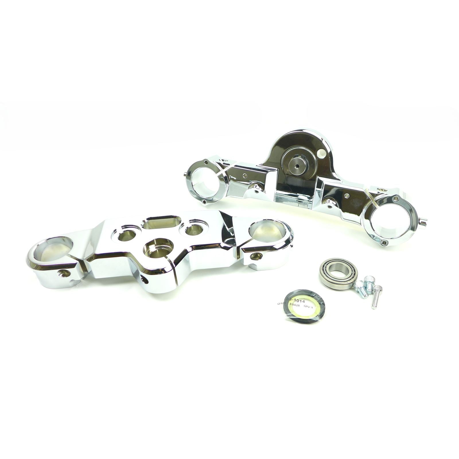 Hawg Halter Triple Tree - Chrome - 4-Degree OPEN BOX [MPN: 49FBCR4]_1778985