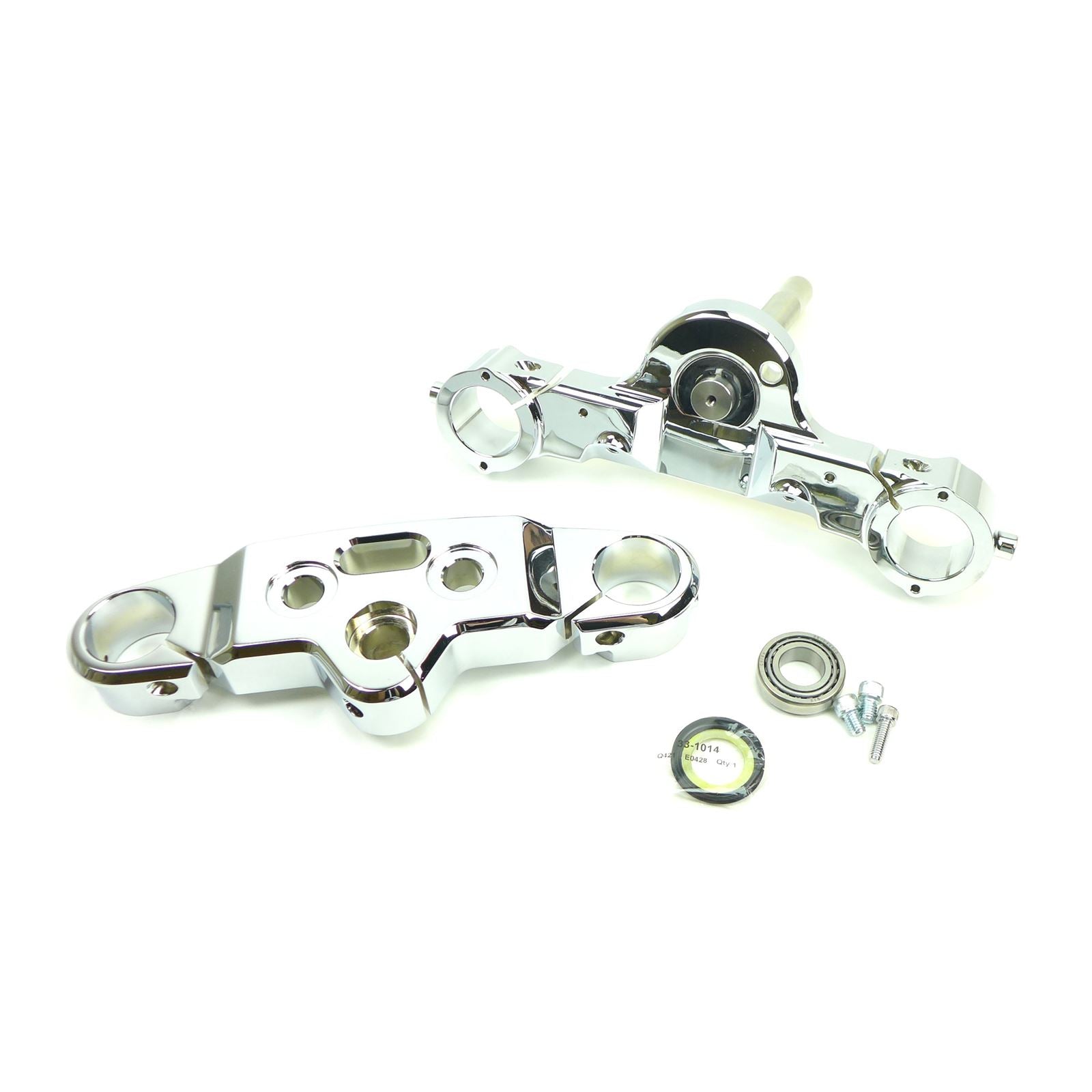 Hawg Halter Triple Tree - Chrome - 4-Degree OPEN BOX [MPN: 49FBCR4]_1778986