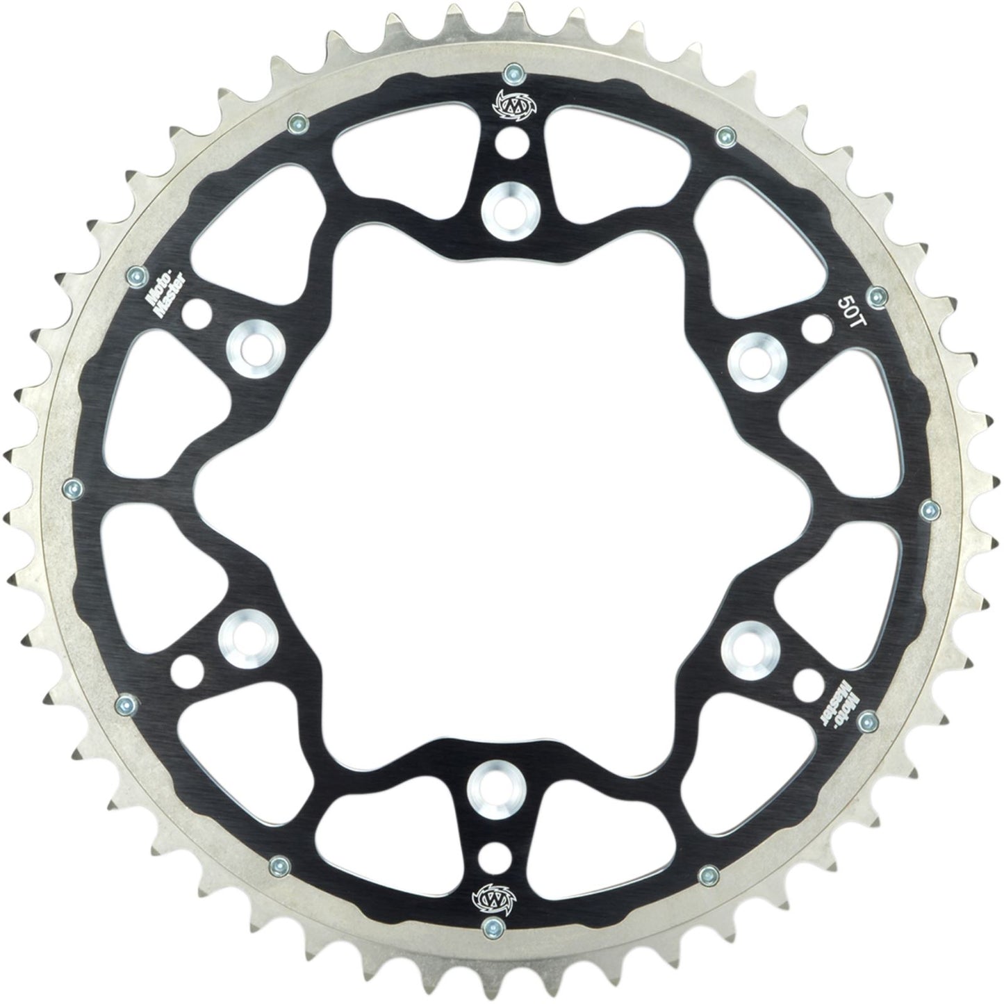 Moto-Master Fusion Series Dual Ring Rear Sprocket - 50 Tooth - Black [MPN: 620073250]_1779463