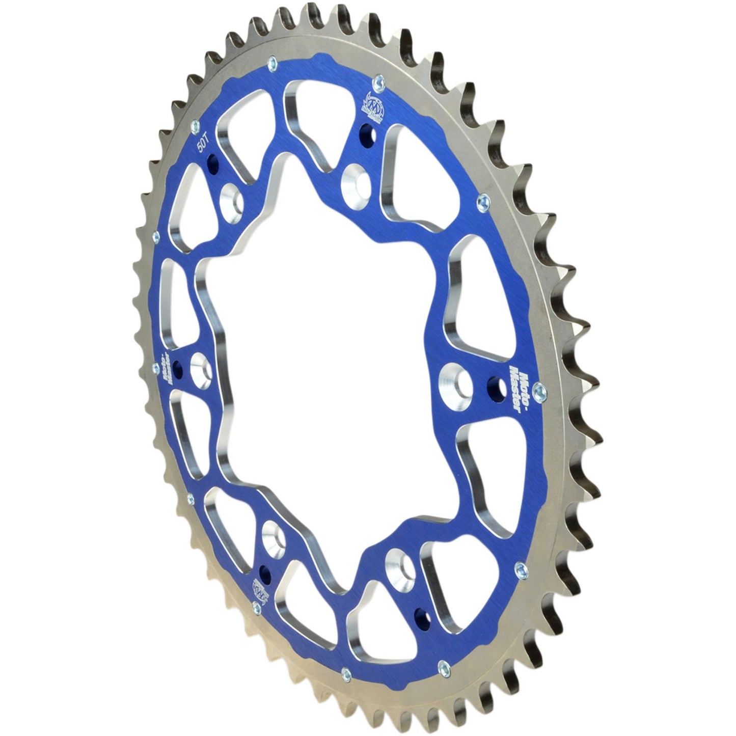 Moto-Master Fusion Series Dual Ring Rear Sprocket - 50 Tooth - Blue [MPN: 620073450]_1779138