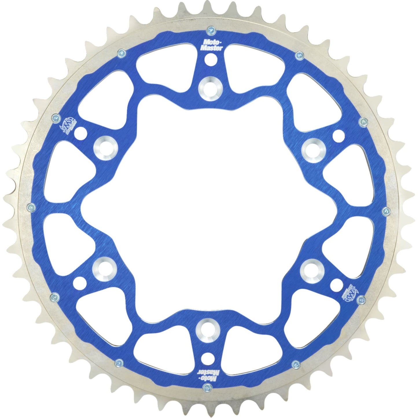 Moto-Master Fusion Series Dual Ring Rear Sprocket - 52 Tooth - Blue [MPN: 620073452]_1779725