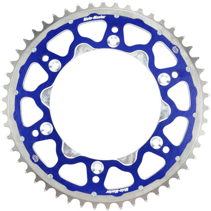 Moto-Master Fusion Series Dual Ring Rear Sprocket - 48 Tooth - Blue - For Yamaha [MPN: 620093448]_1779248