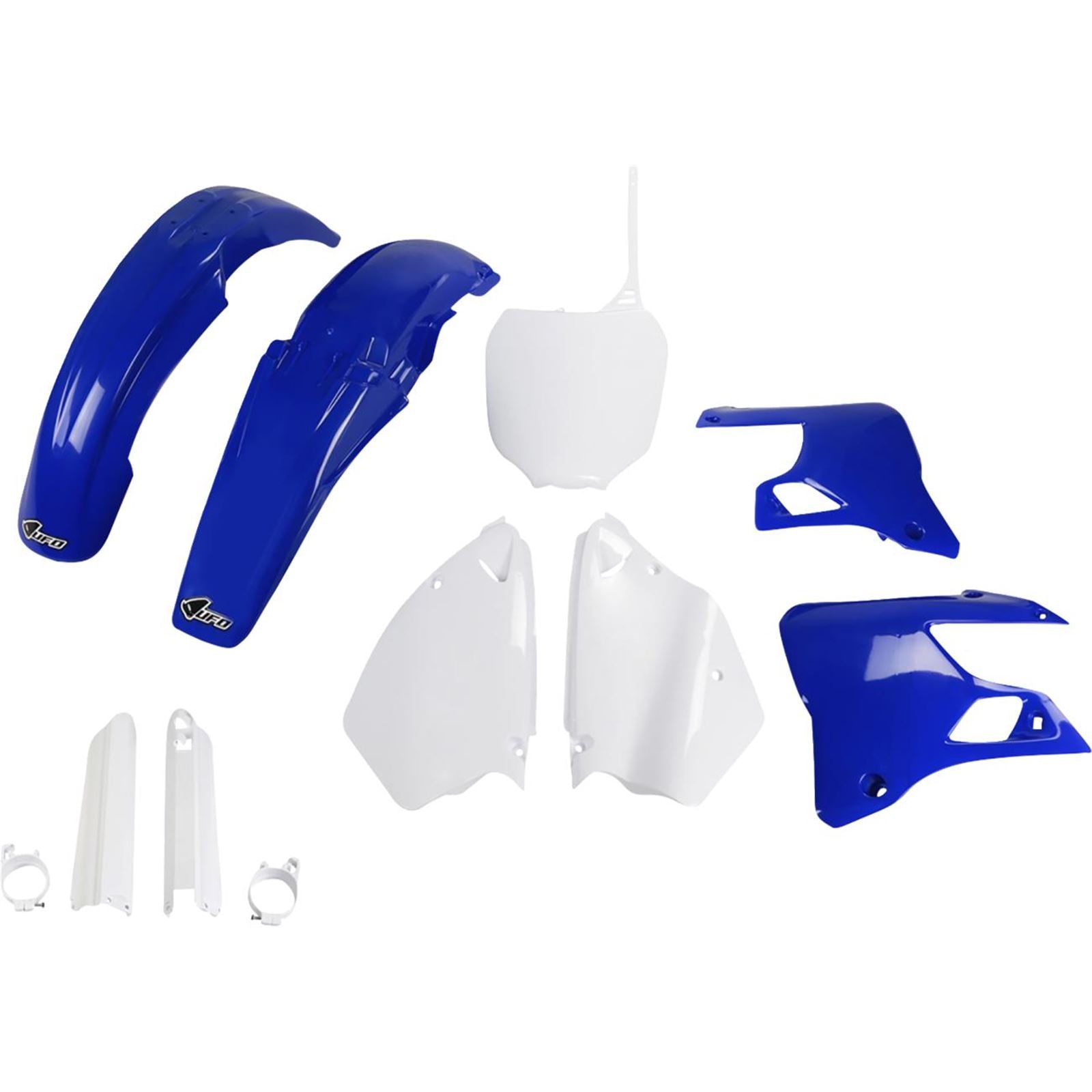 UFO Plastics Body Kit - Blue/White for YZ 125/250 '00-'01 [MPN: YAKIT300F@999]_1819222