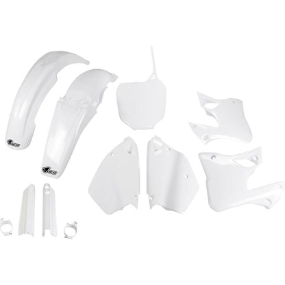 UFO Plastics Body Kit for Yamaha YZ125/250 00-01 - White [MPN: YAKIT300F@046]_1819220