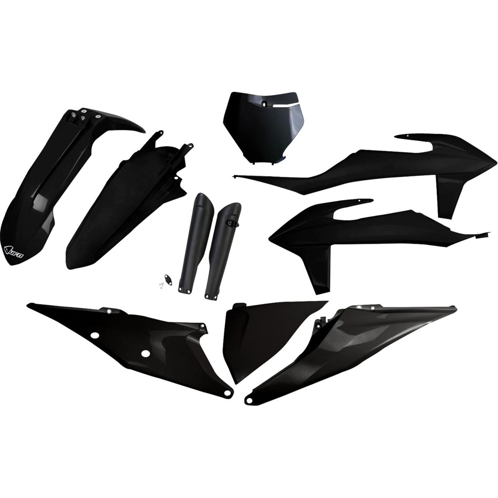 UFO Plastics Body Kit - Black for SX/SX-F '19-'22 [MPN: KTKIT522F@001]_1819212