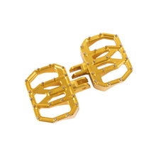 Thrashin Supply Company Mini Aggressor Floorboards - Gold - Front - FL [MPN: TSC-2031-5-SF]_1955963