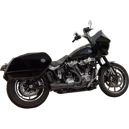 Bassani Manufacturing 2-into-1 Ripper Exhaust System - Short - Black for M8 Softail [MPN: 1S79B]_1779306