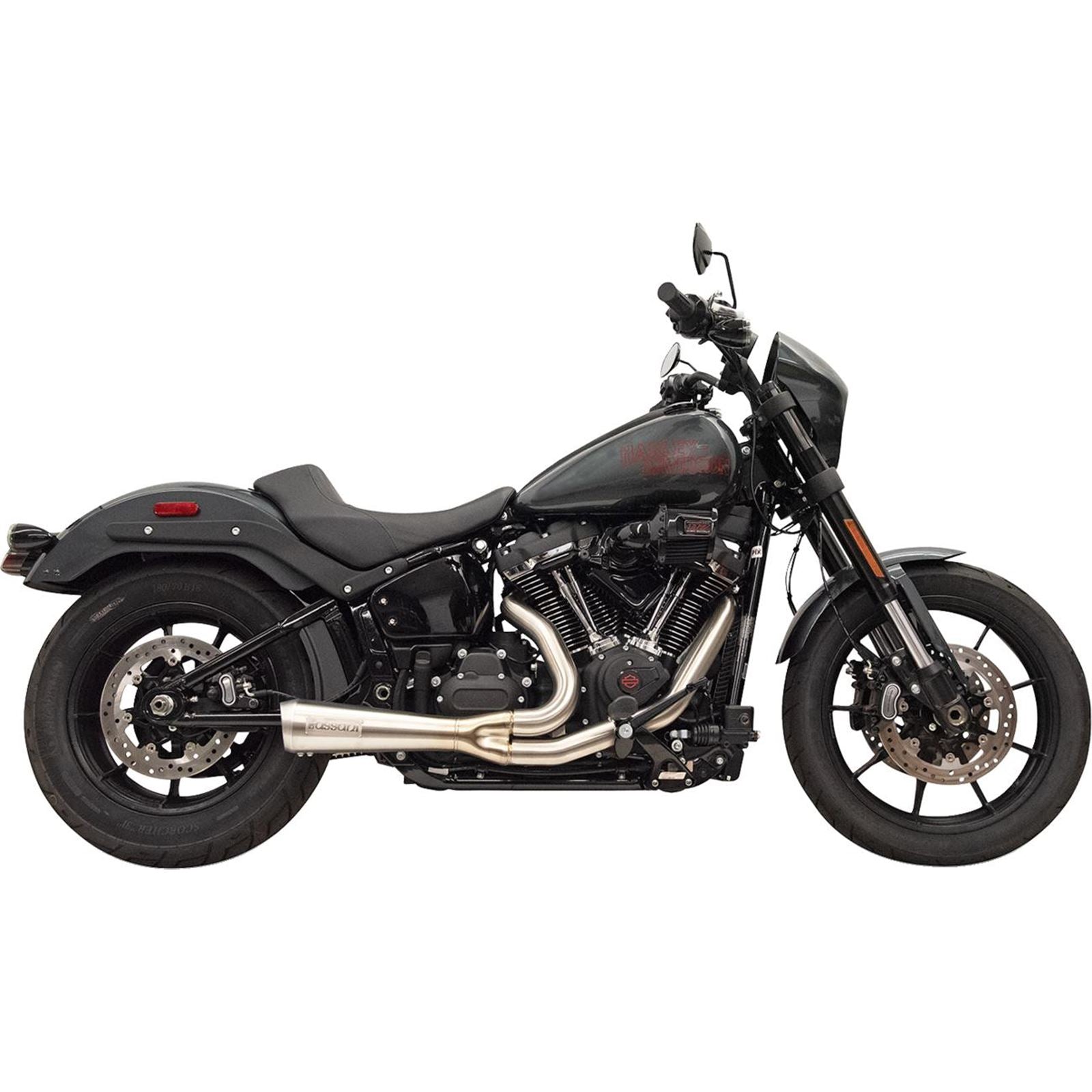 Bassani Manufacturing 2-into-1 Ripper Exhaust System - Short - Stainless for M8 Softail [MPN: 1S75SS]_1790287