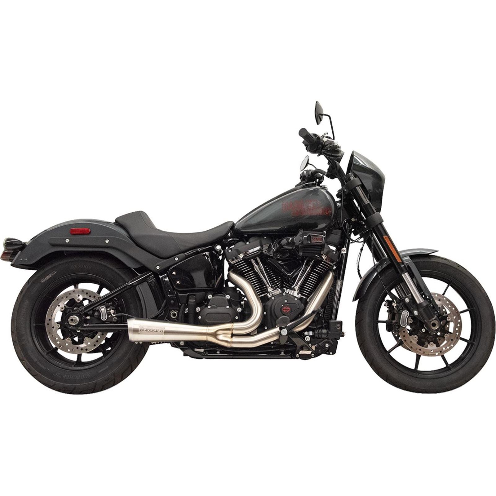 Bassani Manufacturing 2-into-1 Ripper Exhaust System - Short - Stainless for M8 Softail [MPN: 1S75SSE]_1790280