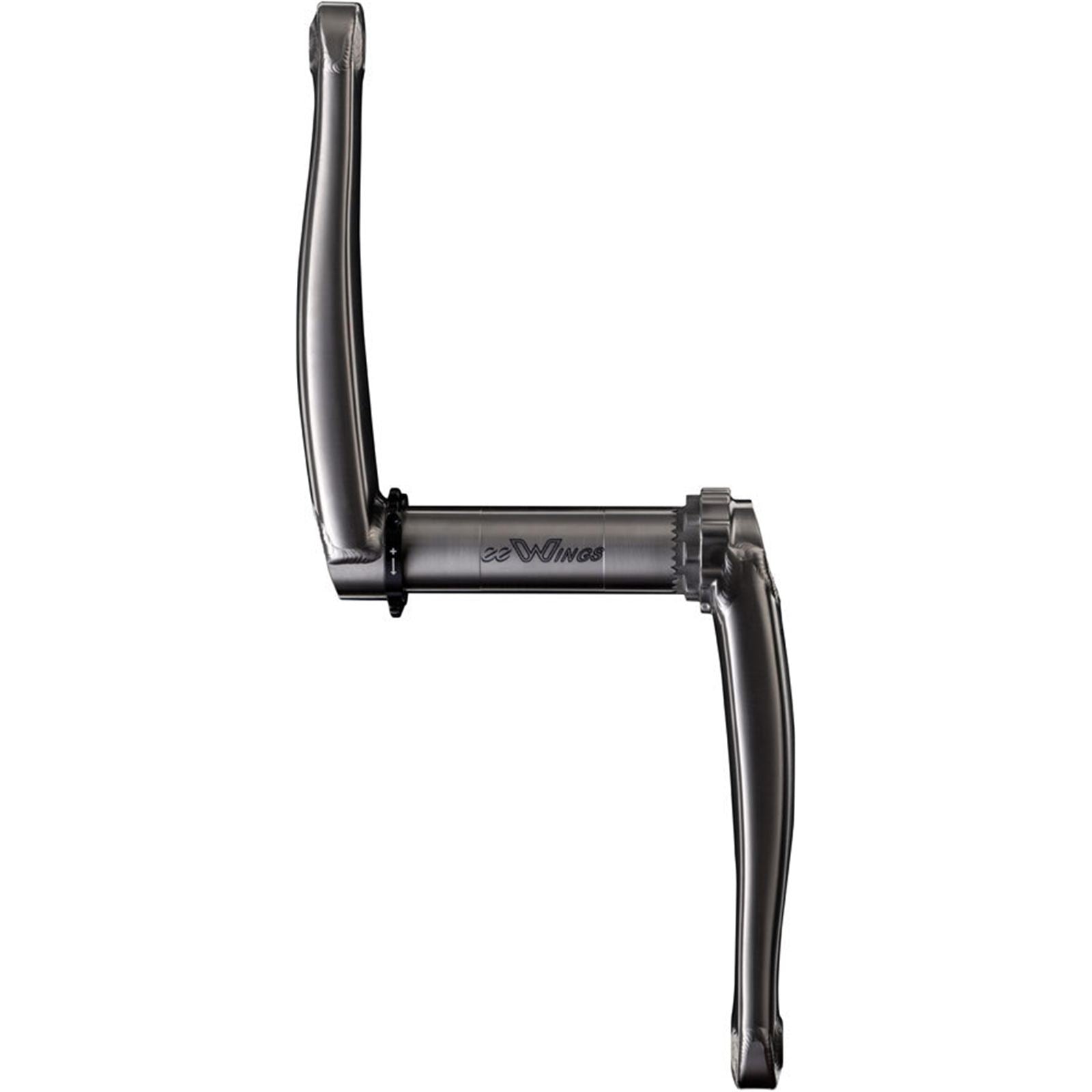 Cane Creek eeWings Mountain Titanium Crankset - 165mm, Brushed Titanium [MPN: BAI0316]_1921274