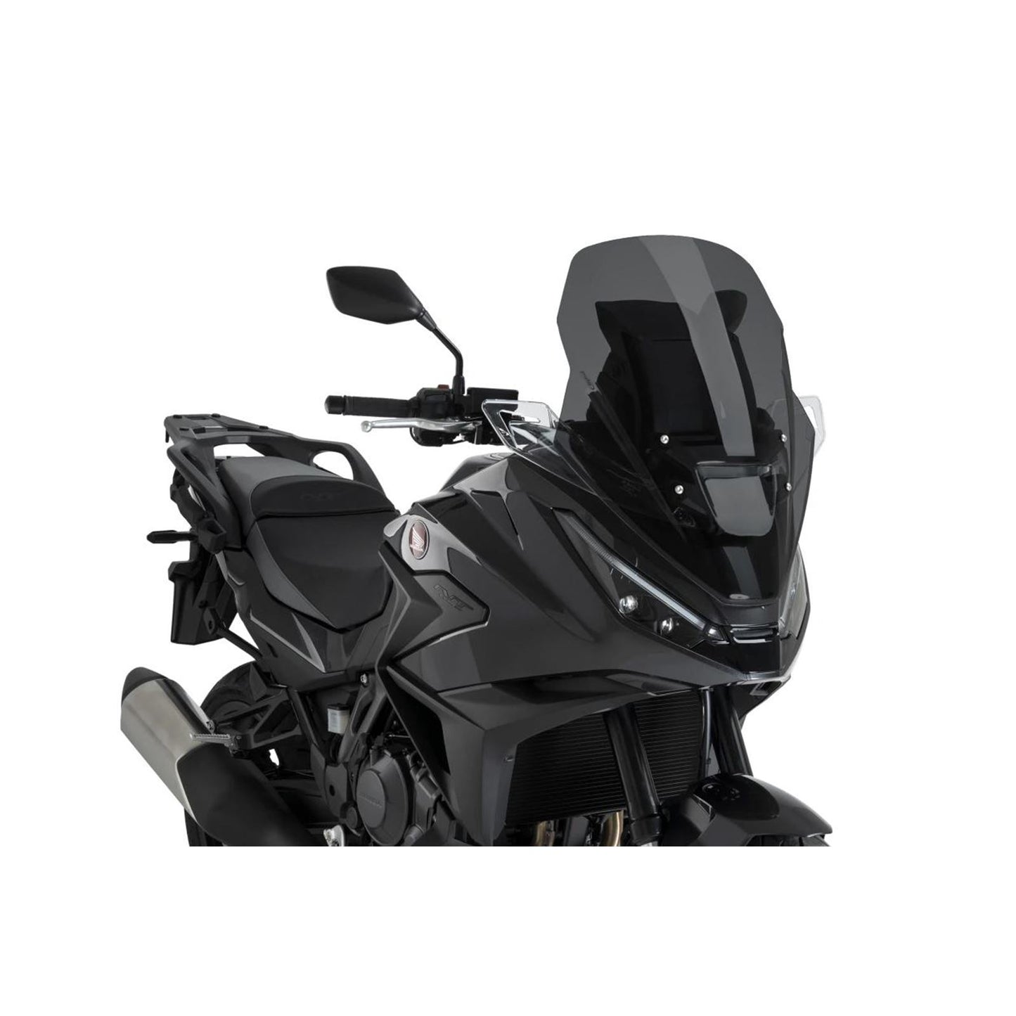 Puig Windscreen Touring - Dark Smoke Compatible with Honda NT1100 [MPN: 22402F]_1782301