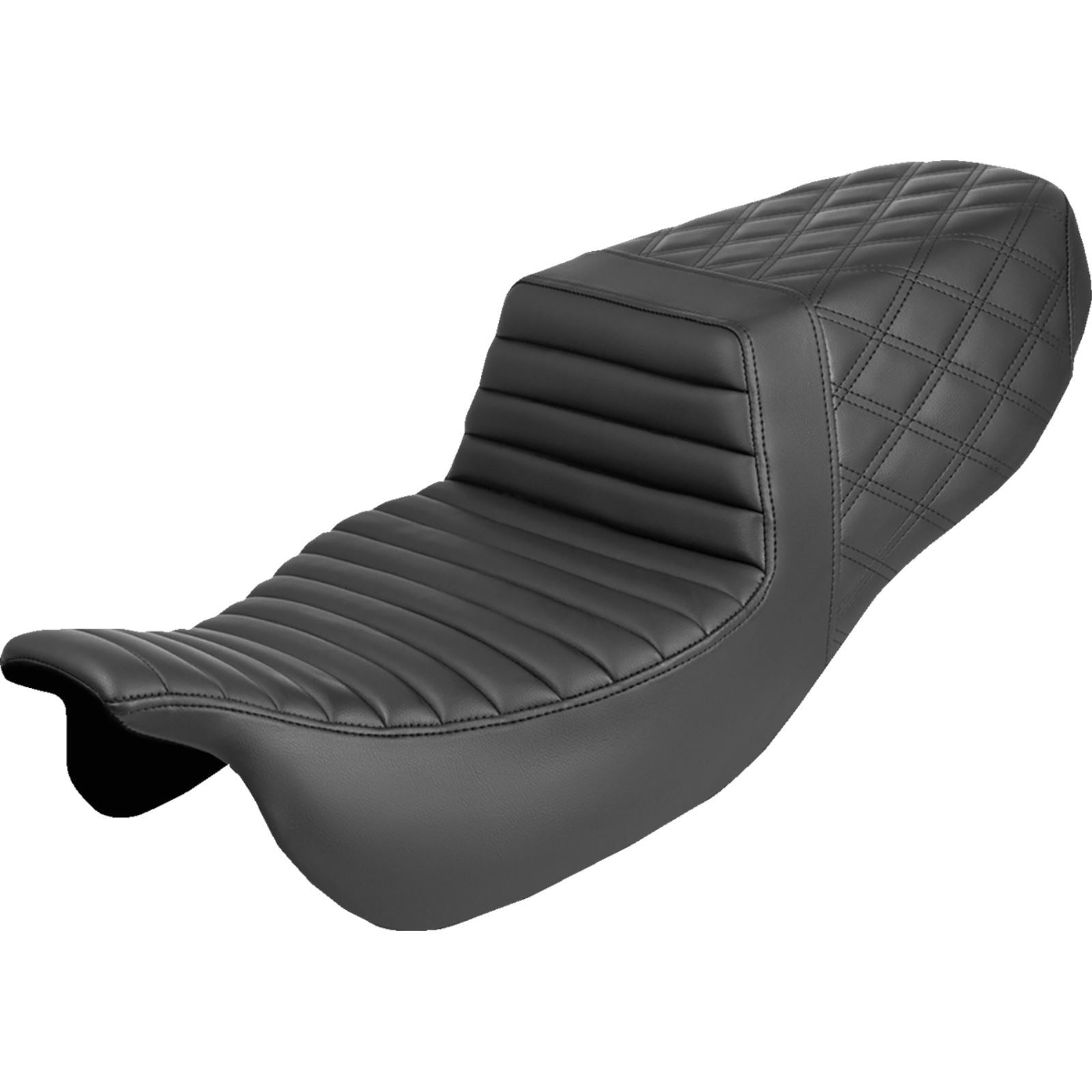 Saddlemen Step-Up Seat - Front Tuck-n-Roll/Rear Lattice Stitch [MPN: 815-07-176]_1781804