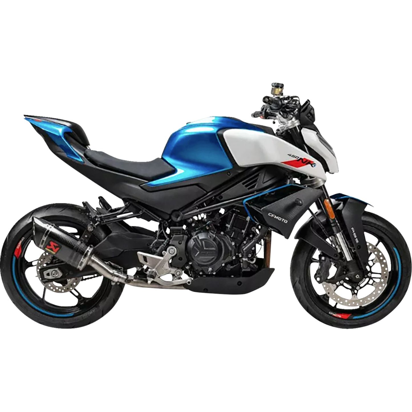 Akrapovic Slip-On Line Muffler - Carbon Fiber for CFMOTO 450SR/NK [MPN: S-CF4SO1-APC]_1781851