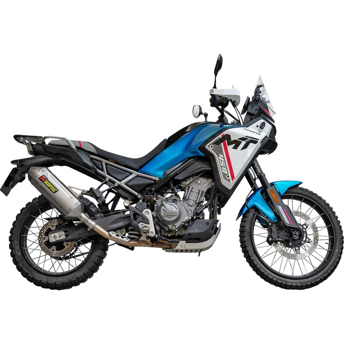 Akrapovic Slip-On Line Muffler - Titanium for CFMOTO 450 MT/IBEX 450 [MPN: S-CF4SO2-HFTT]_1790352
