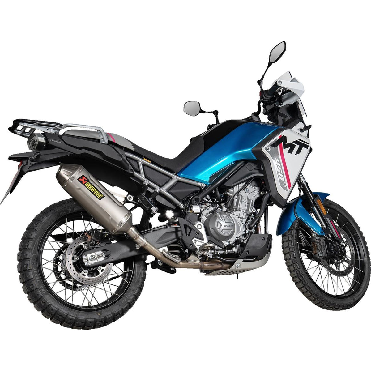 Akrapovic Slip-On Line Muffler - Titanium for CFMOTO 450 MT/IBEX 450 [MPN: S-CF4SO2-HFTT]_1790324