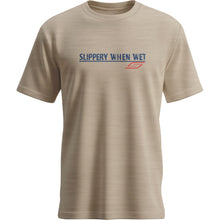 Slippery When Wet T-Shirt - Heather Desert Tan_1781918