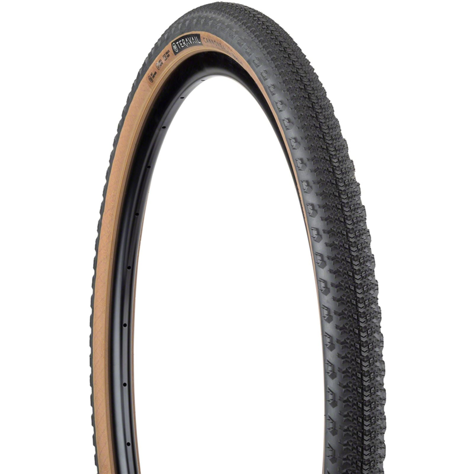 Teravail Cannonball Tire - 700 x 47, Tubeless, Folding, Tan, Durable [MPN: 19-000148]_1932517