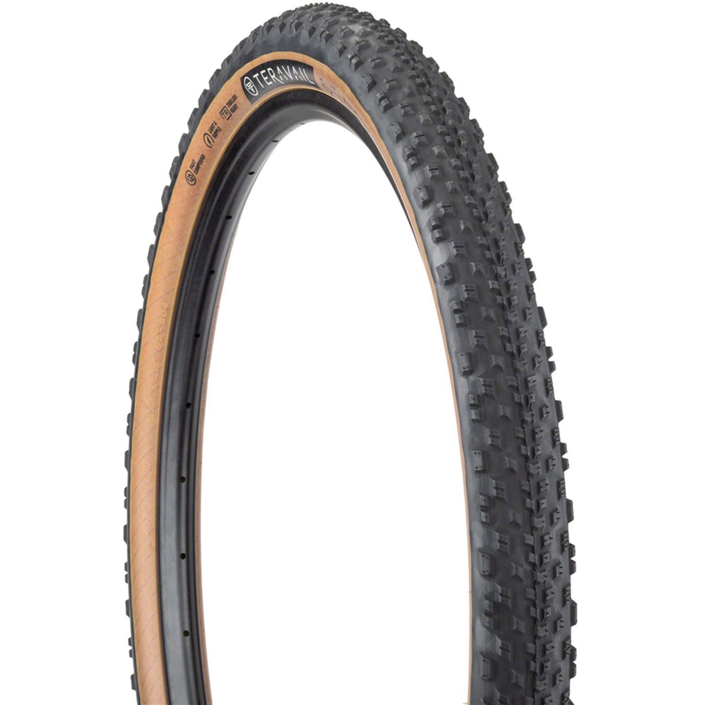 Teravail Rutland Tire - 27.5 x 2.1, Tubeless, Folding, Tan, Durable [MPN: 19-000138]_1932525