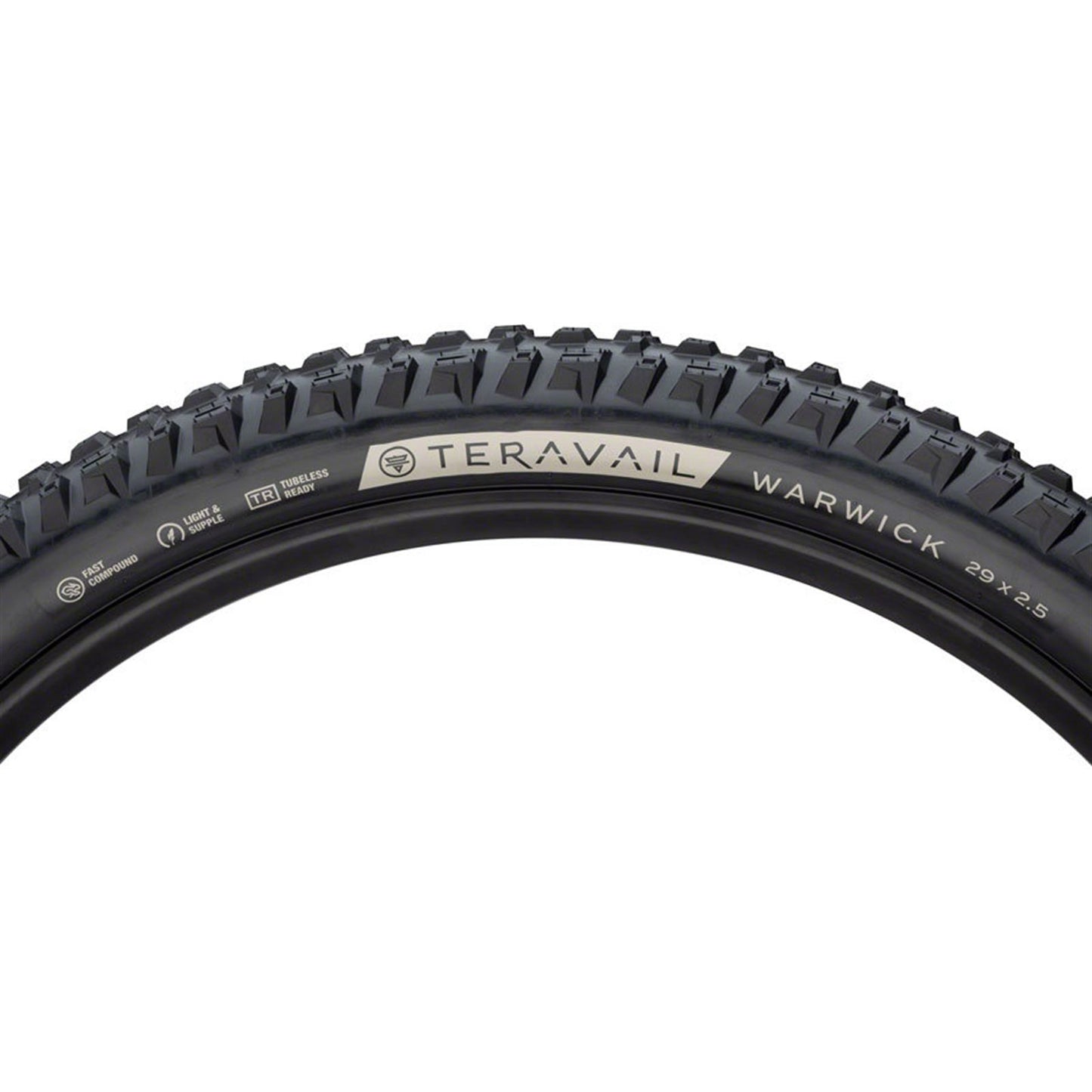 Teravail Warwick Tire 29x2.5, Tubeless, Folding, Black, Durable, Grip Compound [MPN: 19-000335]_1933029