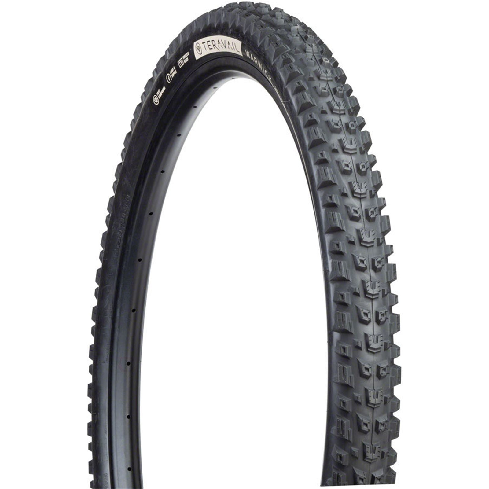 Teravail Warwick Tire - 29x2.3, Tubeless, Folding, Black, Durable, Grip Compund [MPN: 19-000334]_1933035