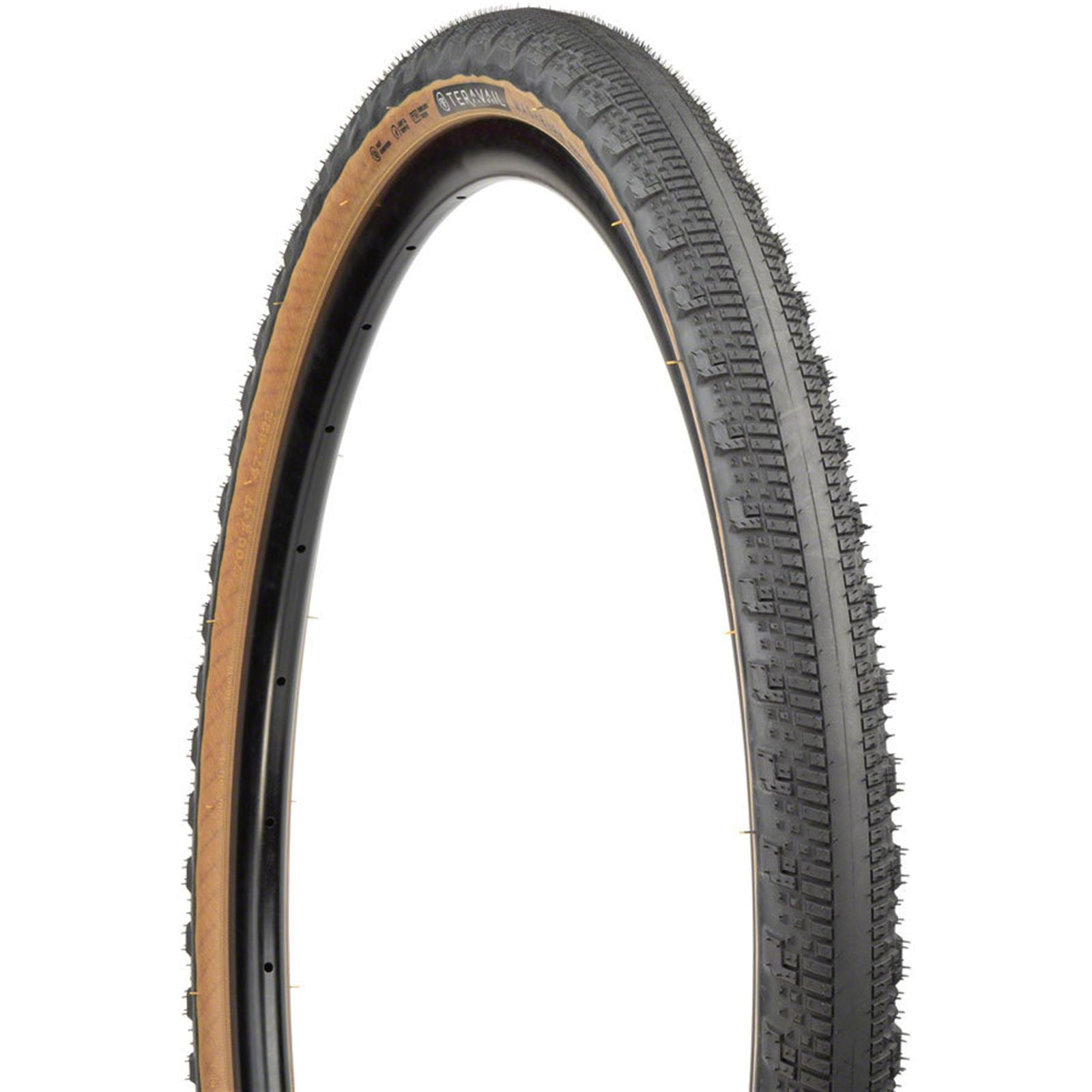 Teravail Washburn Tire - 700 x 47, Tubeless, Folding, Tan, Durable [MPN: 19-000174]_1932375