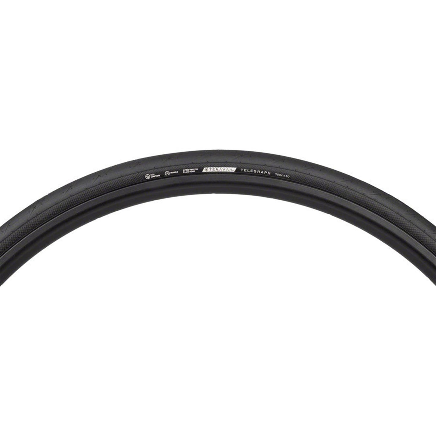 Teravail Telegraph Tire - 700 x 30, Tubeless, Folding, Black, Durable [MPN: 19-000360]_1932416