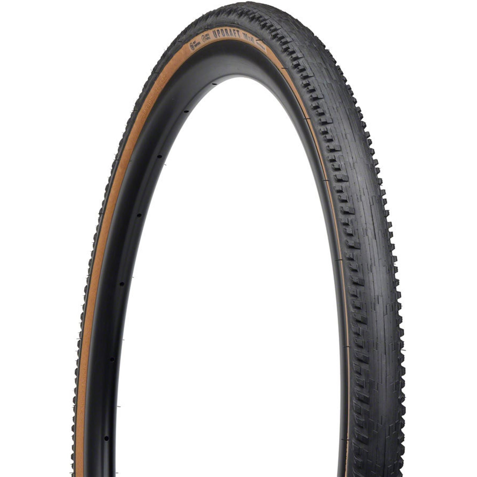 Teravail Updraft Tire - 700x40, Tubeless, Folding, Tan, Durable, Fast Compound [MPN: 19-000539]_1932926