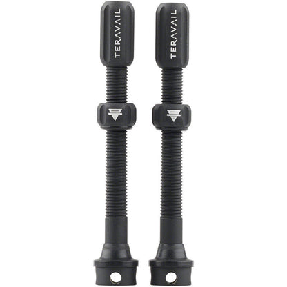 Teravail Alloy Tubeless Valves - Pair - 60mm - Matte Black [MPN: 19-000178-A]_1926402