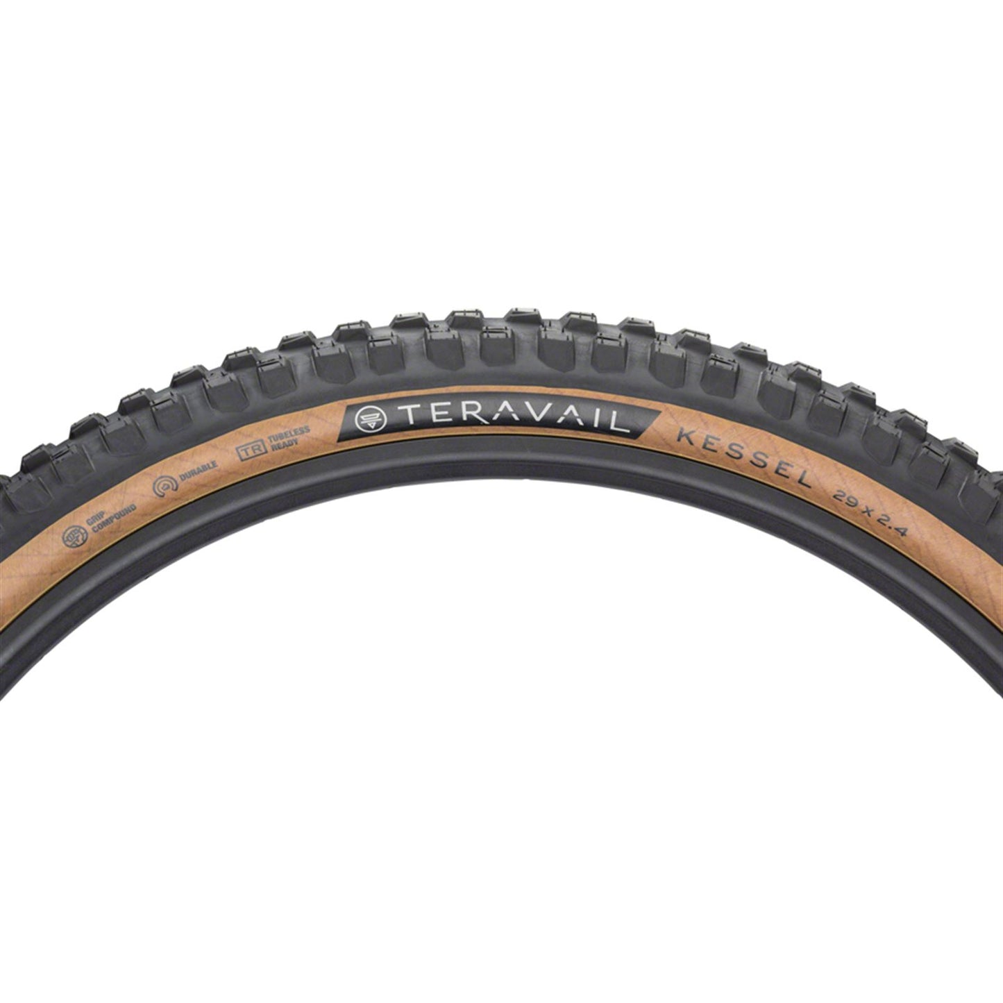Teravail Kessel Tire - 29 x 2.5, Tubeless, Folding, Tan, Durable Plus [MPN: 19-000645]_1932555