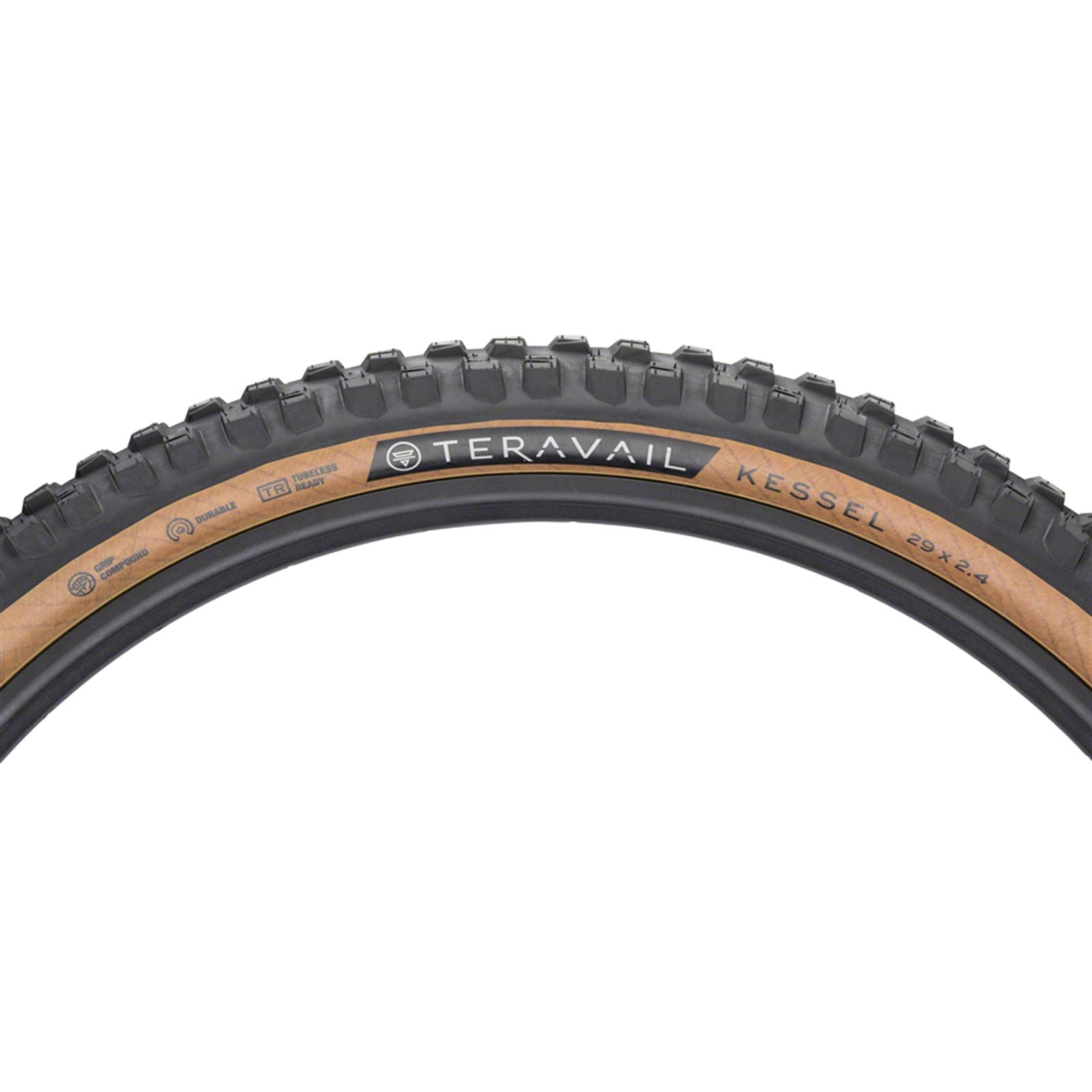 Teravail Kessel Tire - 29 x 2.5, Tubeless, Folding, Tan, Durable Plus [MPN: 19-000645]_1932555