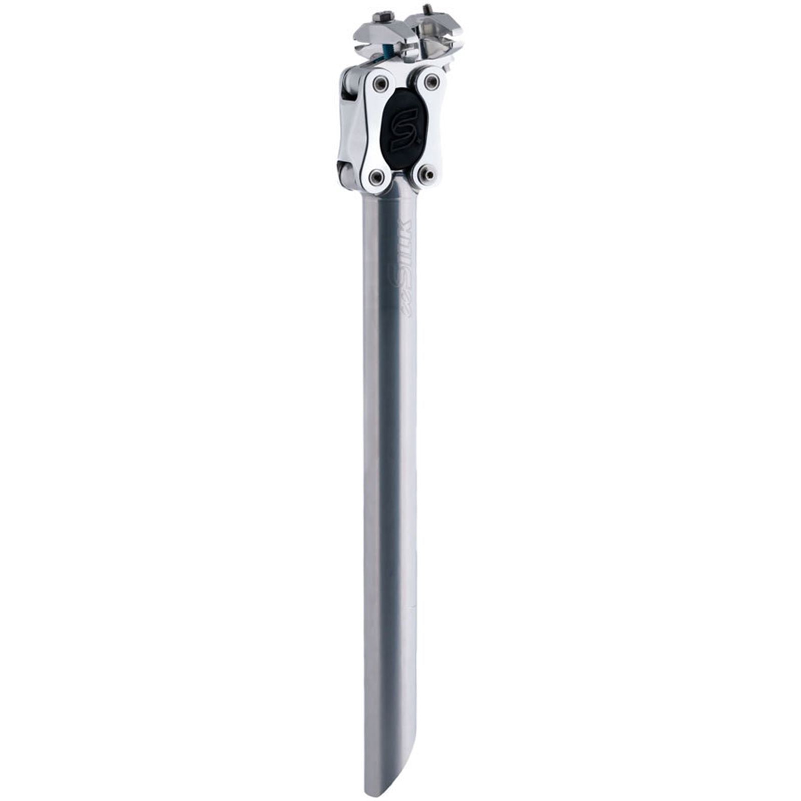 Cane Creek eeSilk+ Suspension Seatpost - Alloy, 27.2 x 387mm, 35mm Travel, Silver [MPN: SP8A272S]_1931941