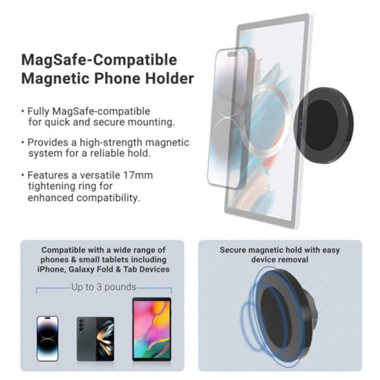 Caddybar Magnetic Phone Holder Attachment 03-292_1782060