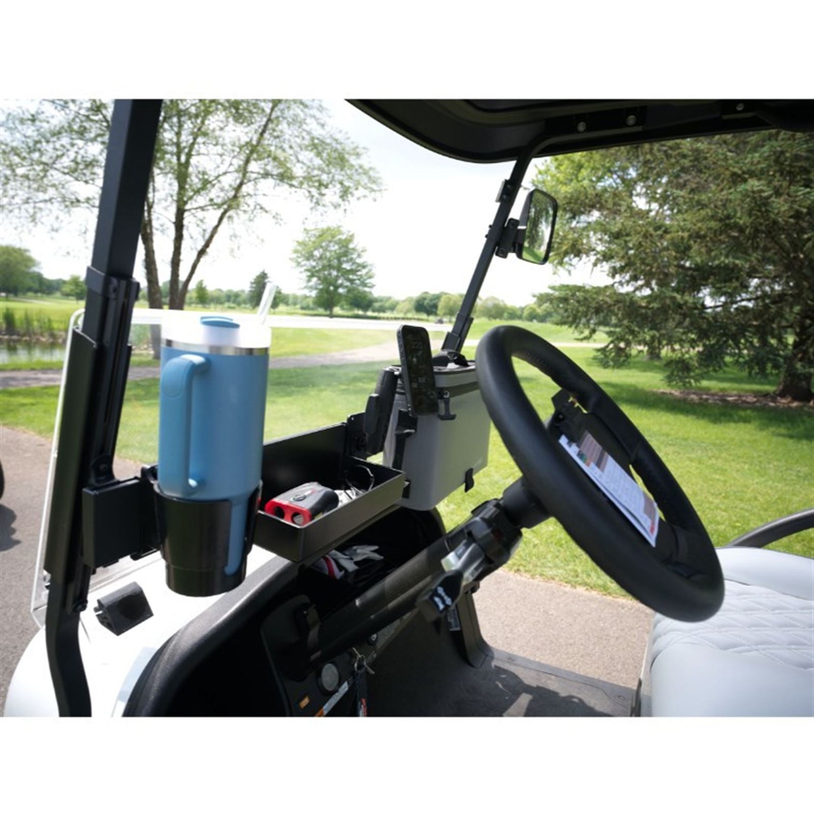 Caddybar Bar with One Tray, One Mobile Device Holder, and One Cooler Bundle 03-303_1782115
