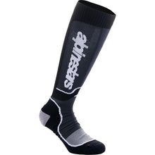 Alpinestars MX Plus Socks - Black/White - Small [MPN: 4702324-12-S]_1861601
