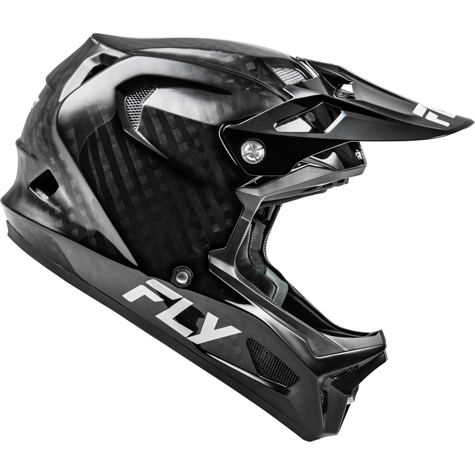 Fly Racing Werx-R Carbon Helmet - Black Carbon_1783598
