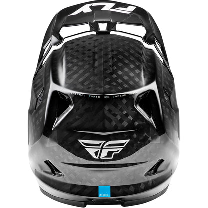 Fly Racing Youth Werx-R Carbon Helmet - Black Carbon - Youth Large [MPN: 73-9234YL]_1783566