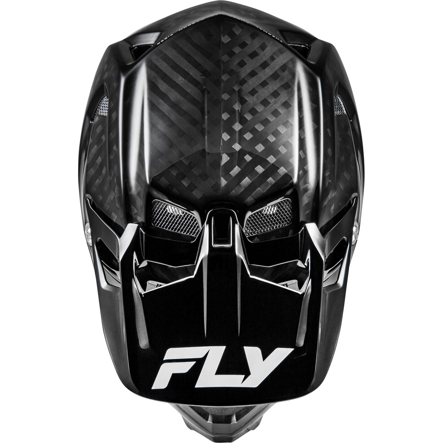 Fly Racing Youth Werx-R Carbon Helmet - Black Carbon - Youth Large [MPN: 73-9234YL]_1783567