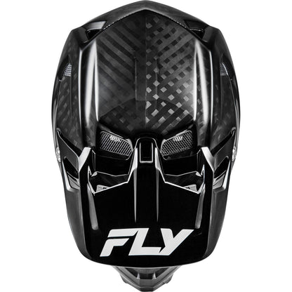 Fly Racing Youth Werx-R Carbon Helmet - Black Carbon - Youth Large [MPN: 73-9234YL]_1783567