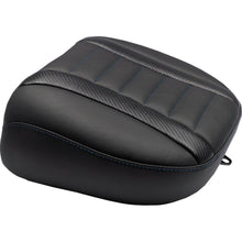 Mustang Motorcycle Products Deluxe Touring Passenger Seat - Sky Blue Stitch for FLT/FLH '23-'25 [MPN: 88402SB]_1783042