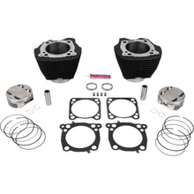 S&S Cycle 136" Cylinder Kit - 4.625" Stroke - Wrinkle Black - M8 [MPN: 910-0849A]_1918820