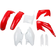 UFO Plastics Body Kit - Red/White for CR 125/250 '02-'03 [MPN: HOKIT101F@999]_1790594