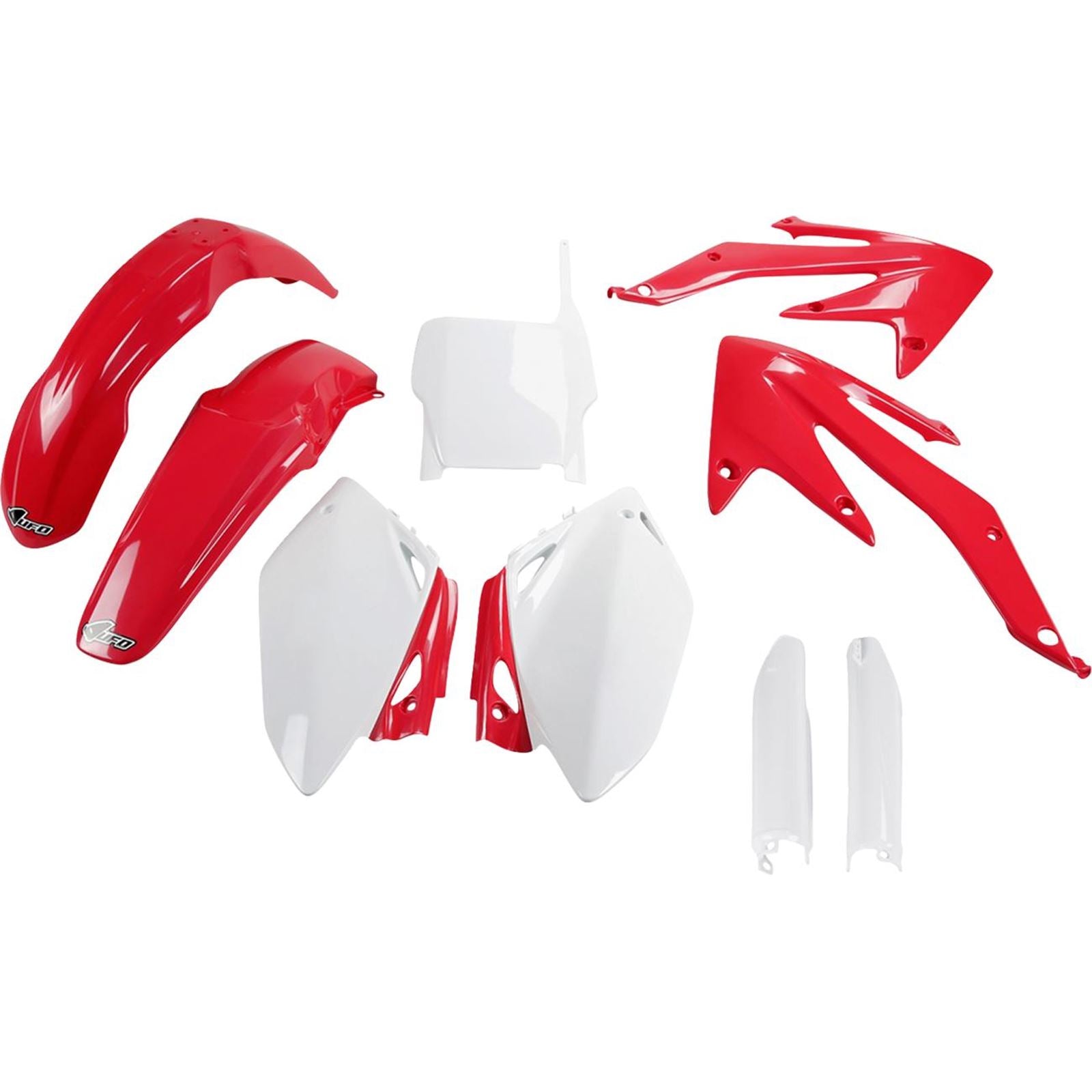 UFO Plastics Body Kit - Red/White for CRF450R '05-'06 [MPN: HOKIT108F@999]_1790592