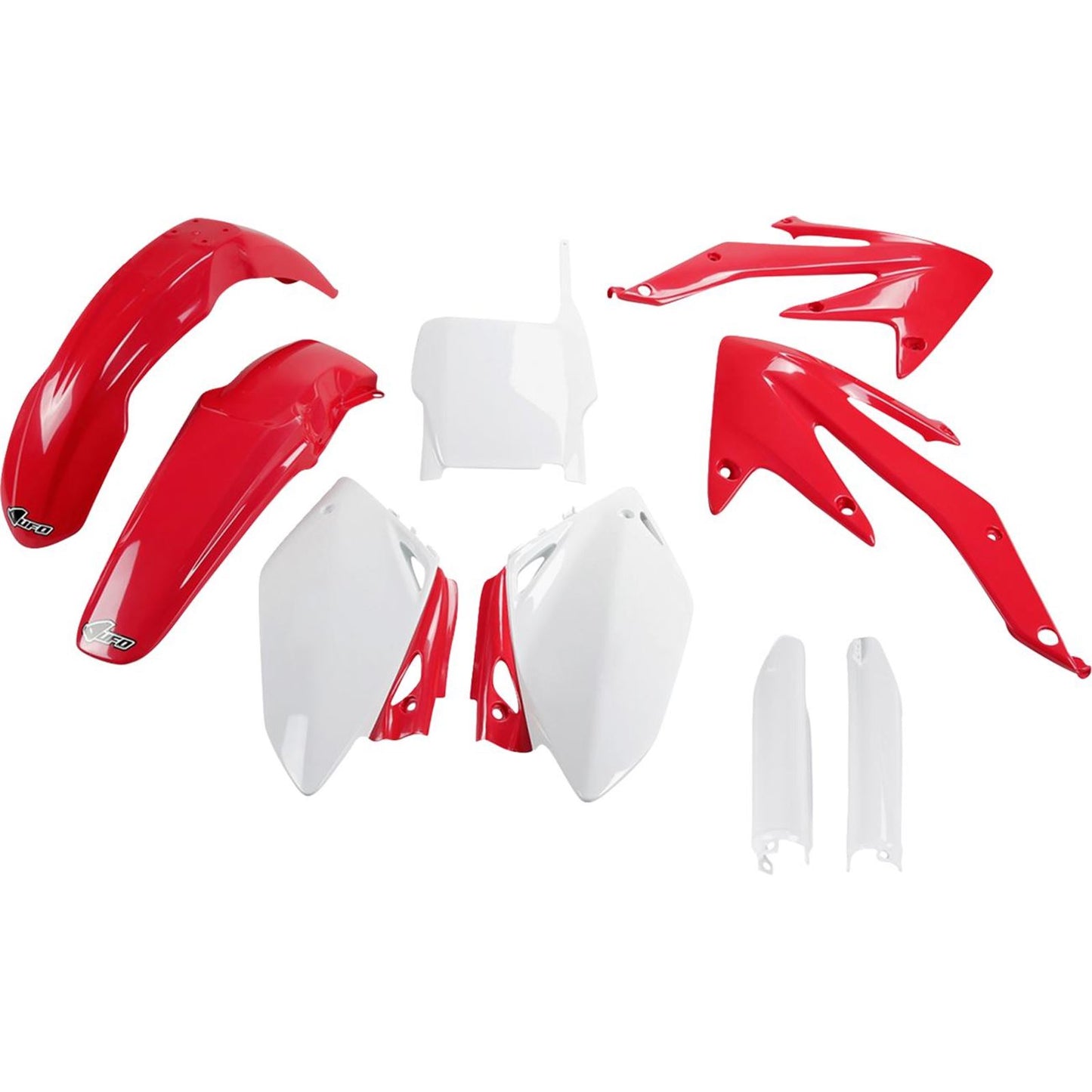 UFO Plastics Body Kit - Red/White for CRF450R '05-'06 [MPN: HOKIT108F@999]_1819252