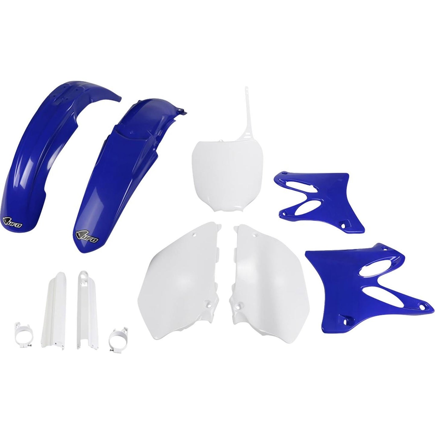 UFO Plastics Body Kit - Blue/White for YZ 125/250 '02-'04 [MPN: YAKIT301F@999]_1819258