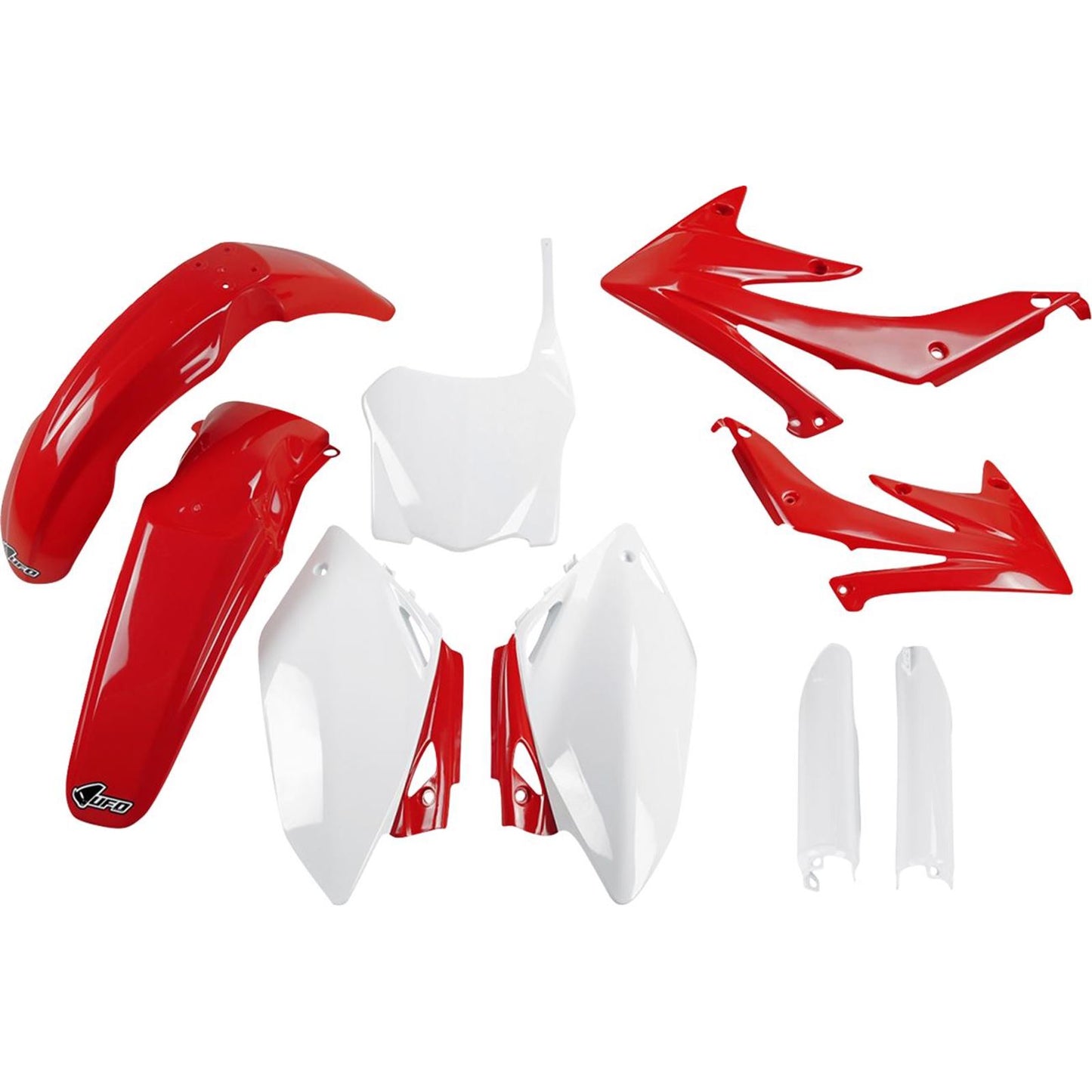 UFO Plastics Body Kit - Red/White for CRF450R [MPN: HOKIT110BF@999]_1790539