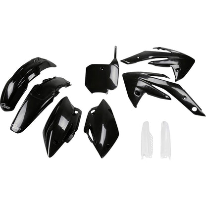 UFO Plastics Body Kit - Black/White for CRF150R [MPN: HOKIT111F@001]_1819233