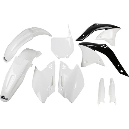 UFO Plastics Body Kit - White/Black for KXF 250 '07 [MPN: KAKIT208F@047]_1790497